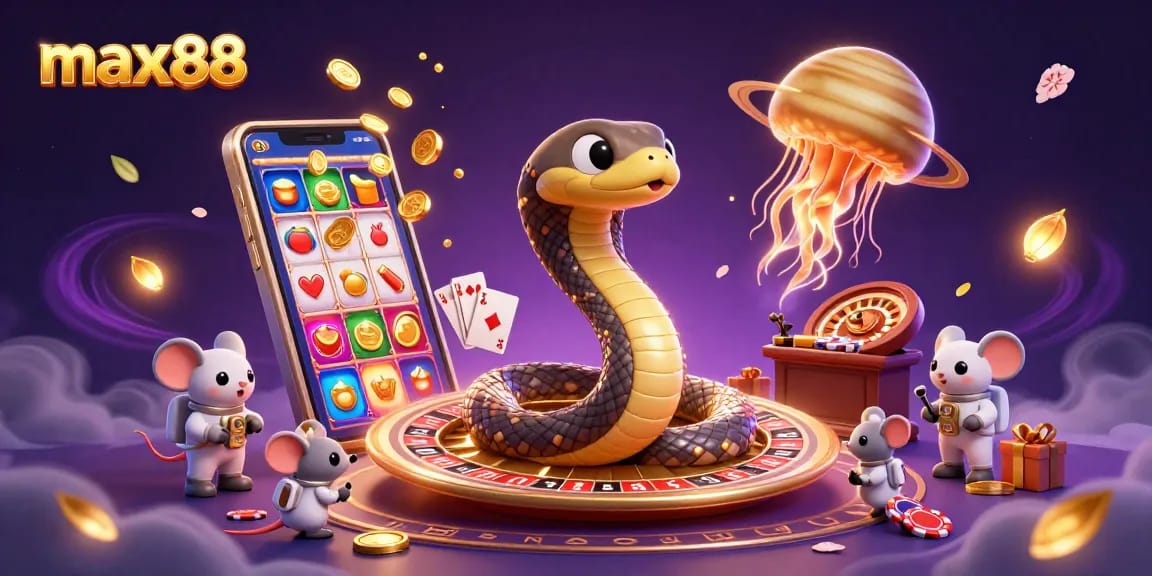 Max88 players engage in roulette betting action with a cosmic twist, enhancing gambling excitement.