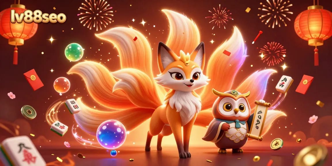 Experience the vibrant energy of lv88seo through an engaging casino-themed illustration featuring mystical characters and immersive elements.