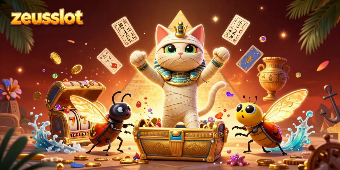 Experience thrilling wins at zeusslot with magical Egyptian symbols and vibrant treasures