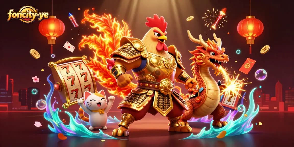 Experience winning strategies and gameplay with foncity-ye featuring vibrant 3D casino characters.