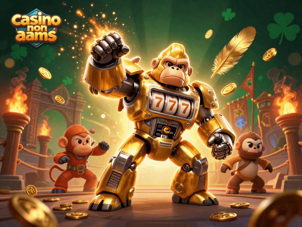 Gioca nei casinò non AAMS con slot machine e meccanismi innovativi, circondato da effetti speciali e vincite.