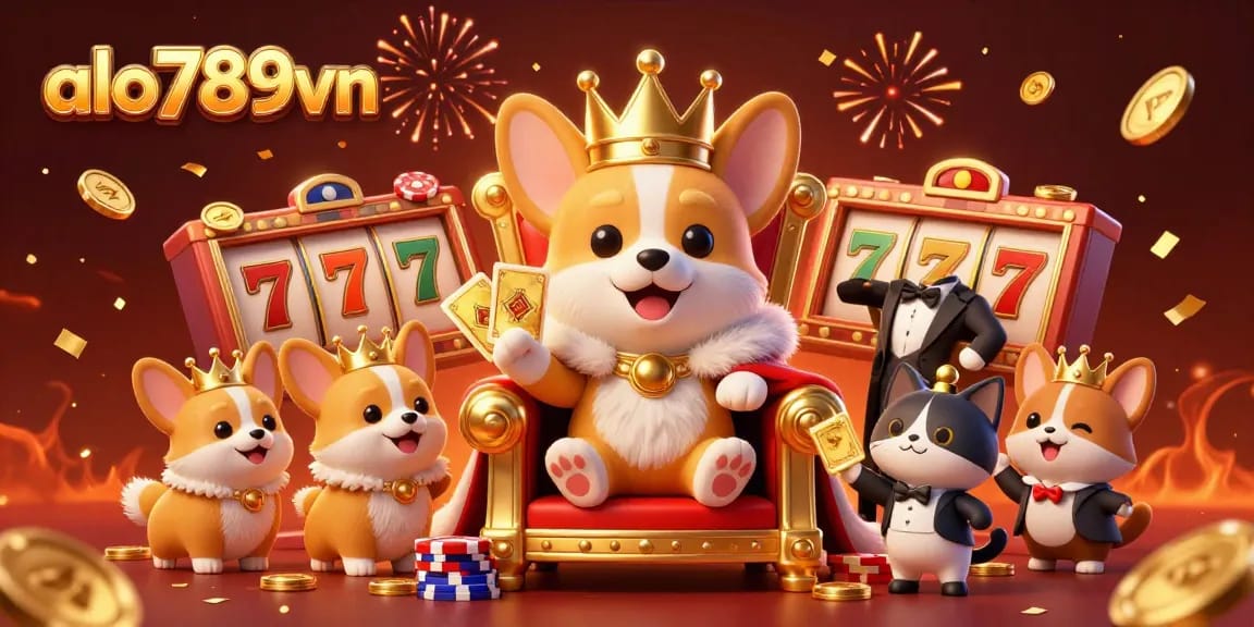 Players enjoy lively gaming with alo789vn's exciting slot games in a vibrant casino scene.