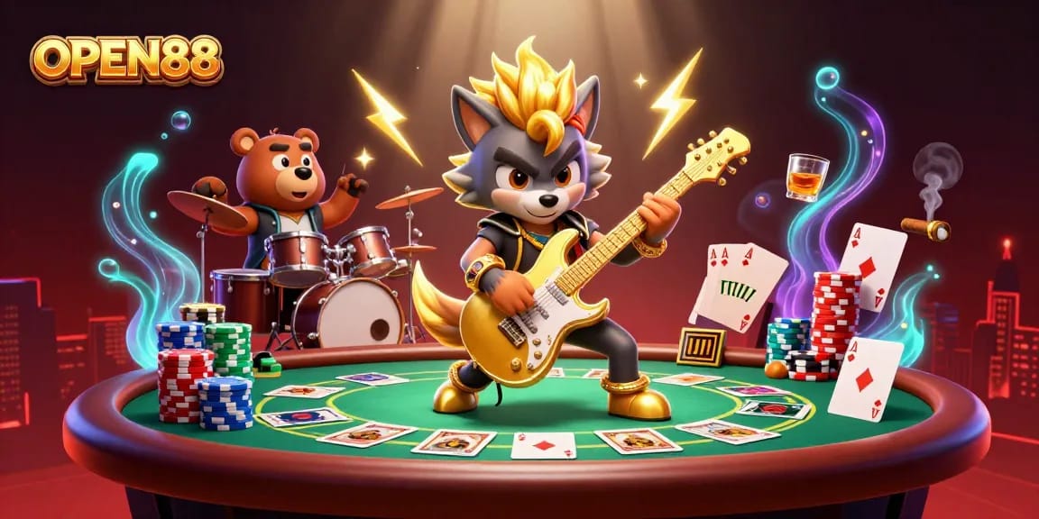 Win big with OPEN88 at the electrifying casino showdown featuring epic characters and games.