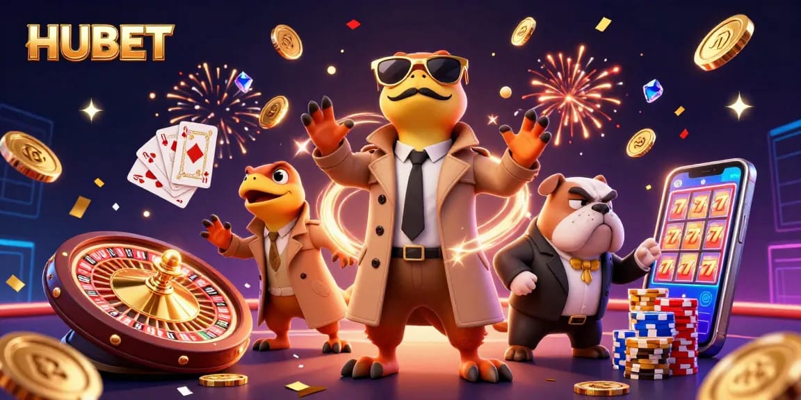 HUBET raptors hilariously trying to enter a VIP casino lounge amidst sparkling gems and golden coins.