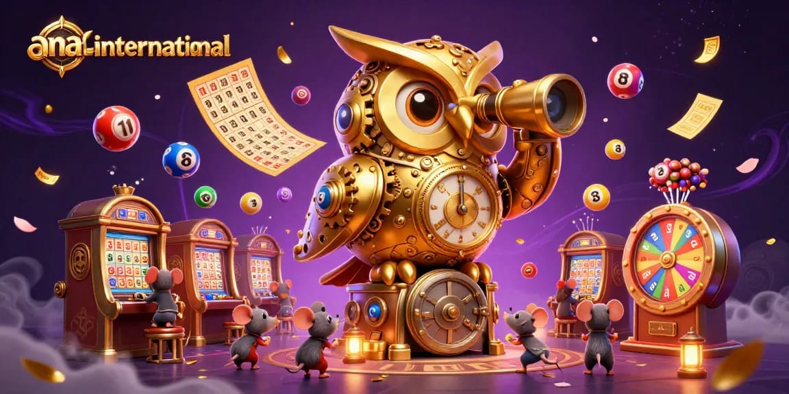 Experience thrilling gaming excitement with ana-international's enchanting casino atmosphere and whimsical characters.