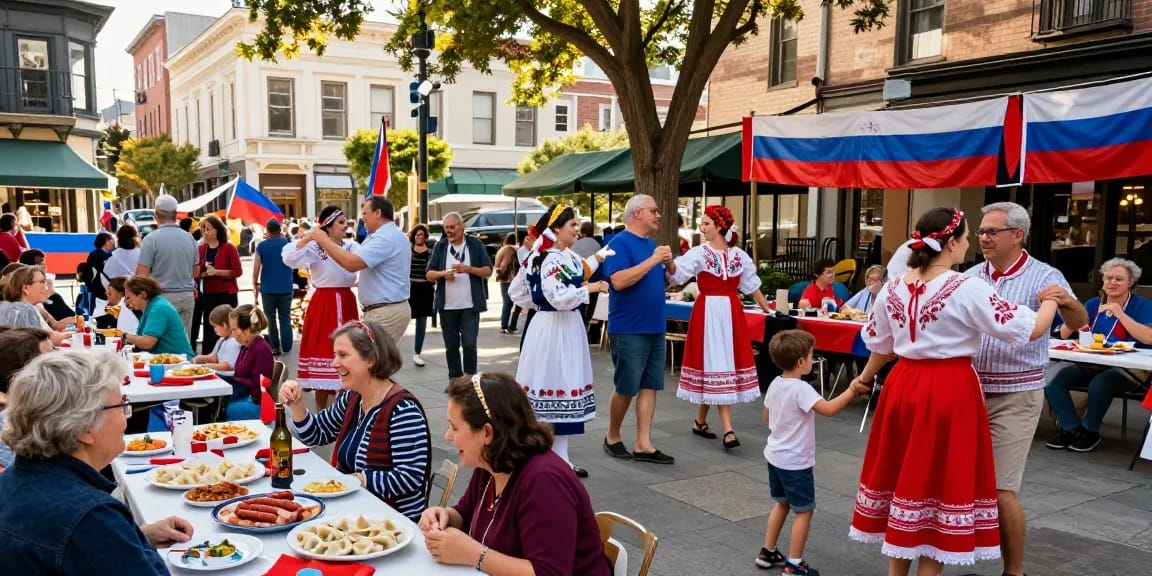Engaging cultural event for Polish community at https://www.sfpol.com/ showcasing traditional Polish activities and food in San Francisco.