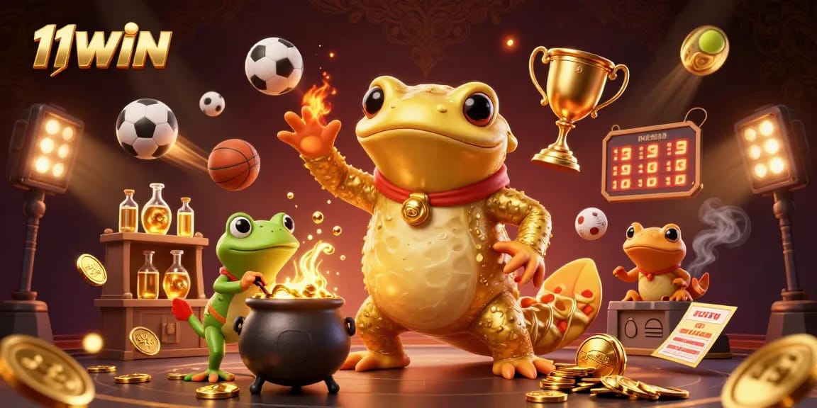 Engage in exciting betting action with 11WIN's dynamic 3D casino illustrations.