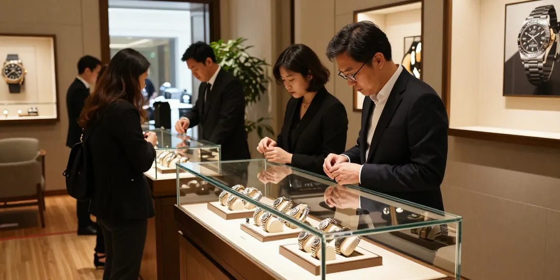 Showcase of rolex super clone watches in an elegant setting emphasizing luxury and quality.