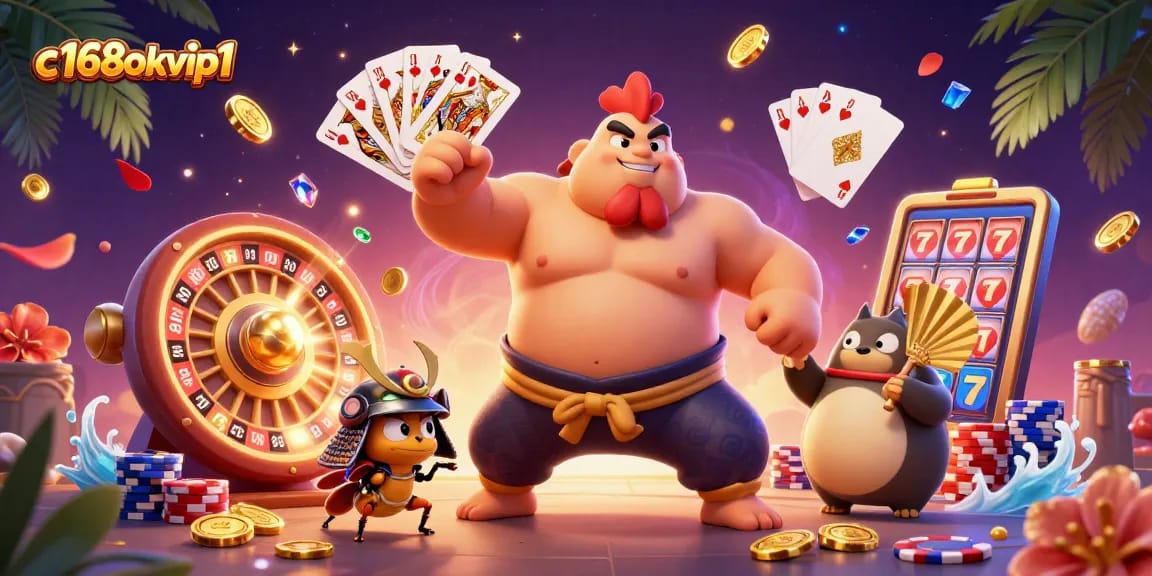 Experience excitement with c168okvip1 as characters and casino elements come to life.