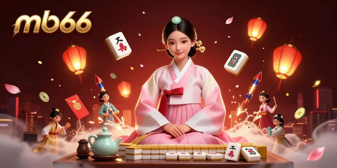 Experience mb66 in this vibrant casino scene with elegant characters and dynamic game elements.
