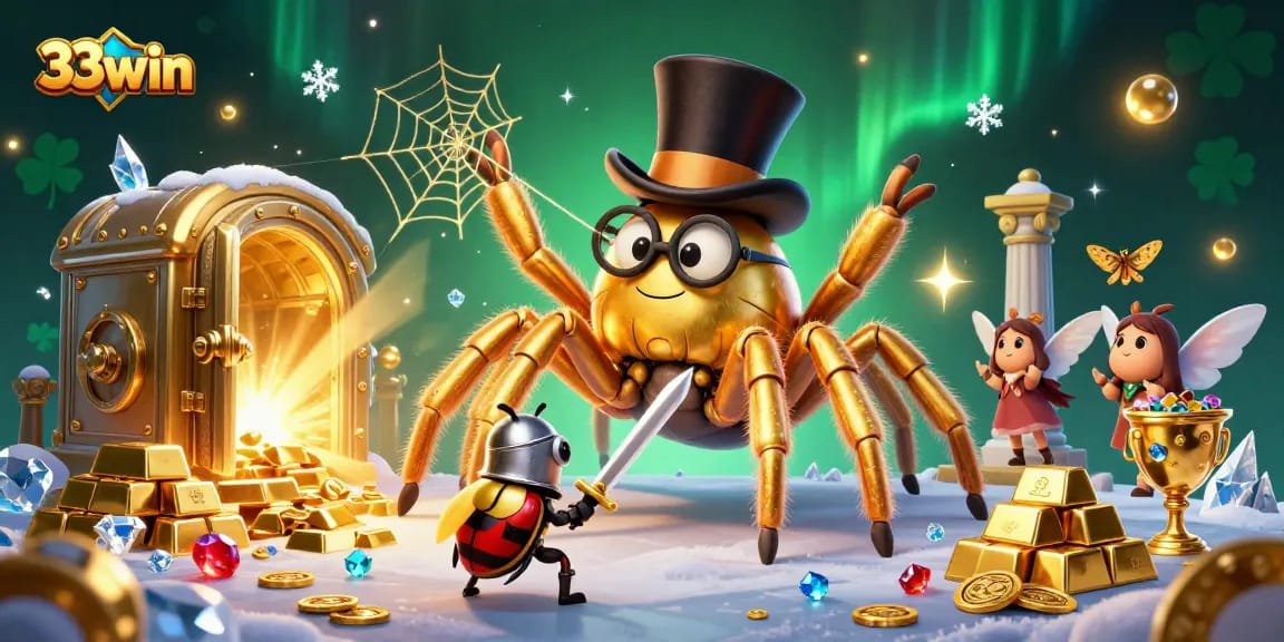 Experience thrilling gaming at 33win with a vibrant scene of excitement and fortune.