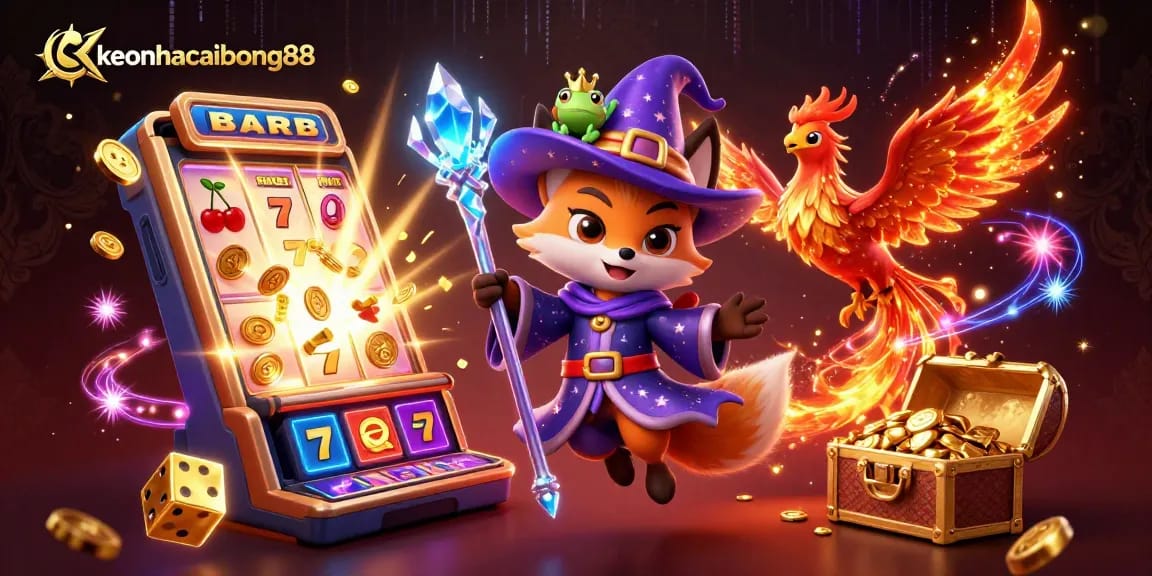 Engage with keonhacaibong88 and witness the magical realm of 3D casino adventures bursting with joyful excitement.