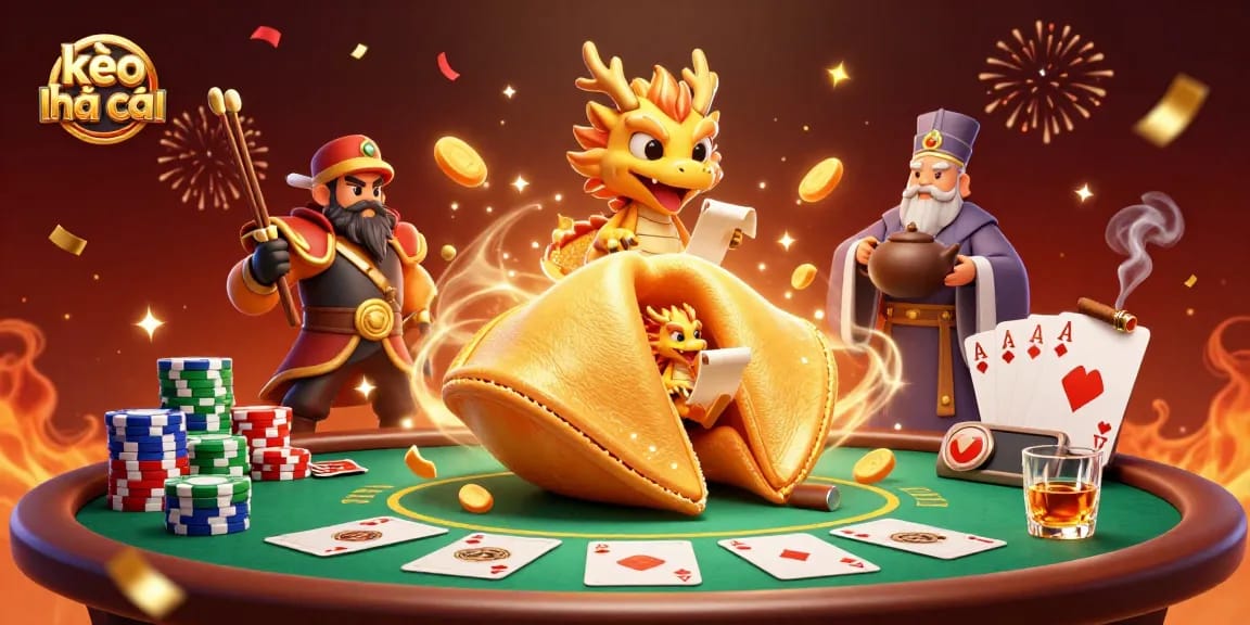 Experience kèo nhà cái insights through interactive characters and vibrant casino elements in a dynamic illustration.