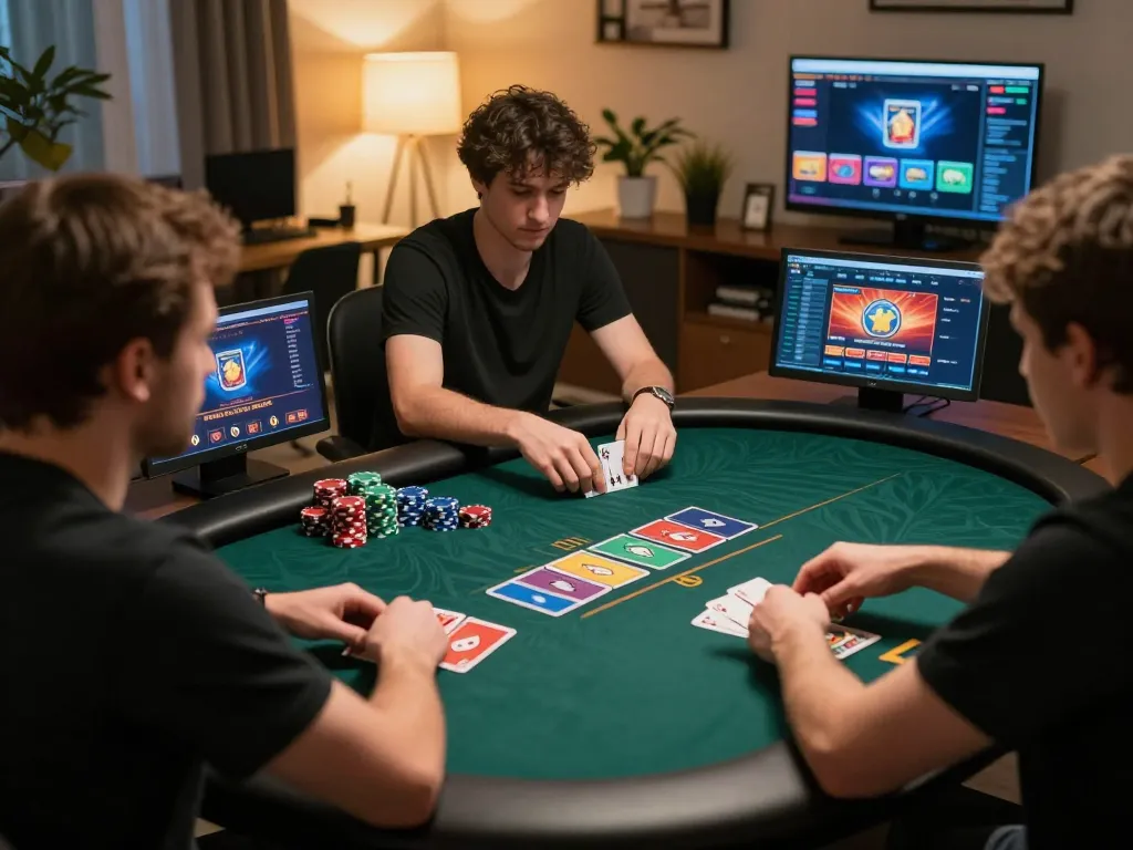 Engage in exciting online poker gameplay featuring Pragmaticplay cards and chips at home