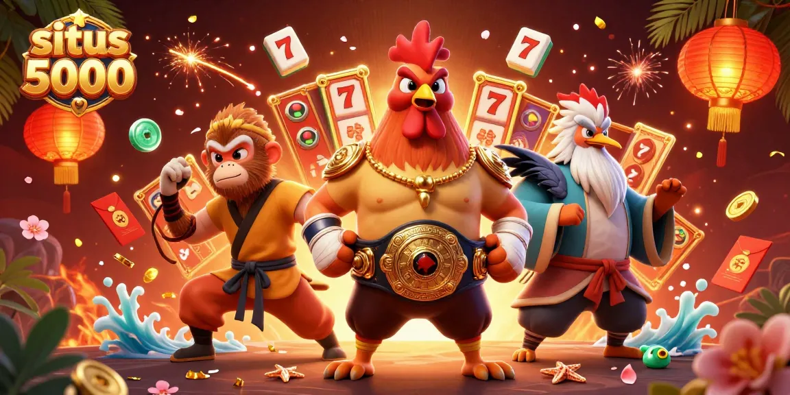 Engage in slots excitement at situs deposit 5000 with dynamic casino characters and thrilling game elements.