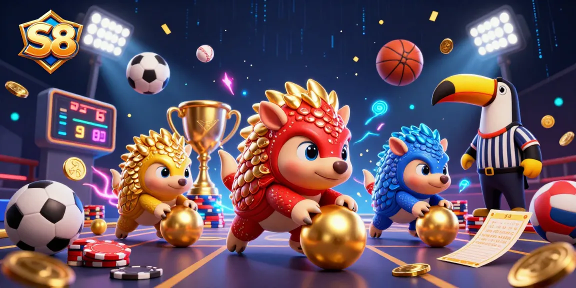 Experience exciting gameplay at S8 with dynamic pangolins and engaging betting elements.