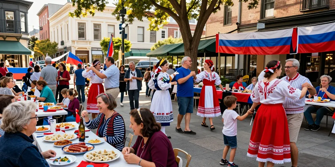 Engaging cultural event for Polish community at https://www.sfpol.com/ showcasing traditional Polish activities and food in San Francisco.