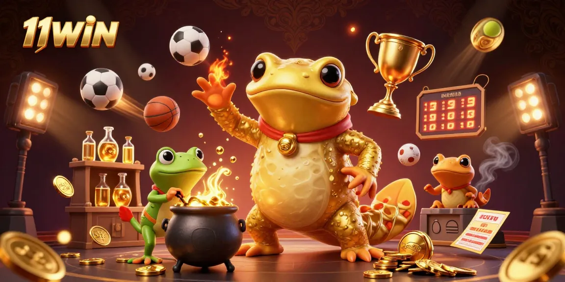 Engage in exciting betting action with 11WIN's dynamic 3D casino illustrations.