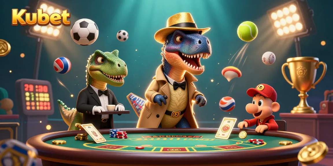 Kubet menawarkan pengalaman taruhan seru dengan kombinasi dinosaurus dan elemen kasino yang dinamis.