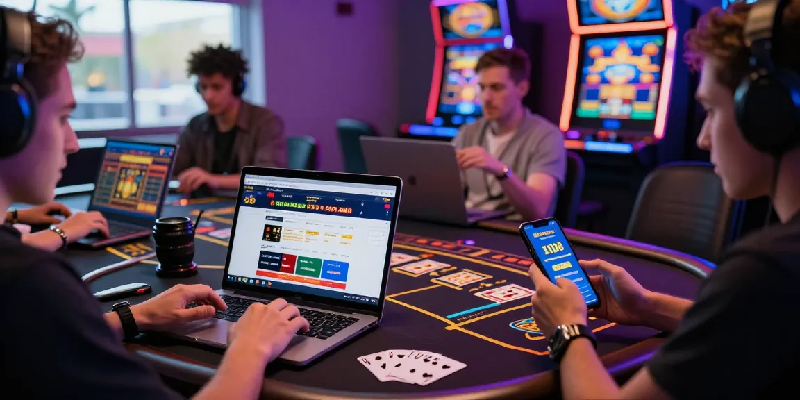 Exciting credit card casino experience at thegbhouse.co.uk with diverse players engaged in online gaming.