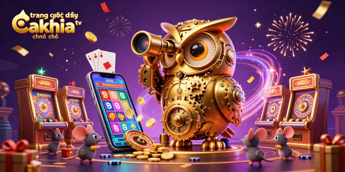 Experience thrilling gameplay on trang trực tiếp cakhia tv chính thức with an engaging 3D casino scene of vibrant characters and dynamic elements.