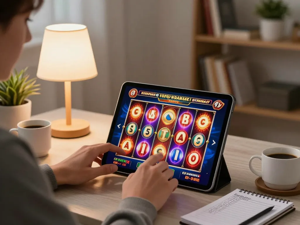 LIGA2000 offers an engaging online slot gaming experience in a cozy home setting