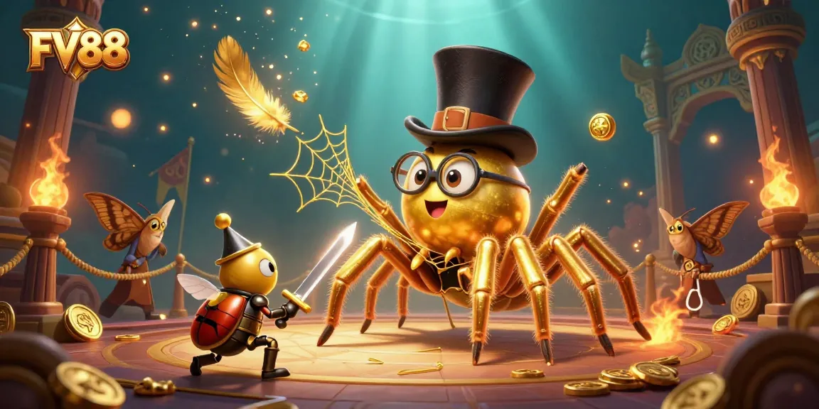 Experience exhilarating FV88 thrills in a vivid 3D casino world with adventurous characters.