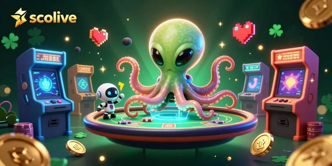 Players enjoy games on Socolive's platform featuring an alien octopus on a poker table.
