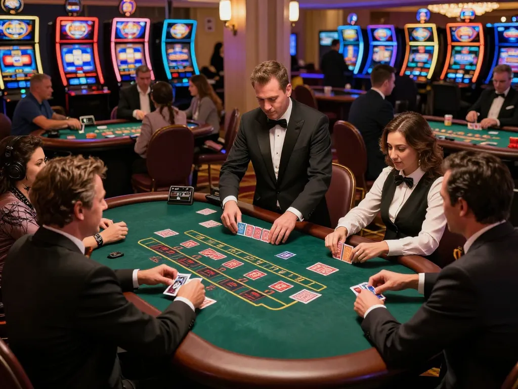 Players engaging in thrilling blackjack action at the luxury casino 789 for top winning opportunities