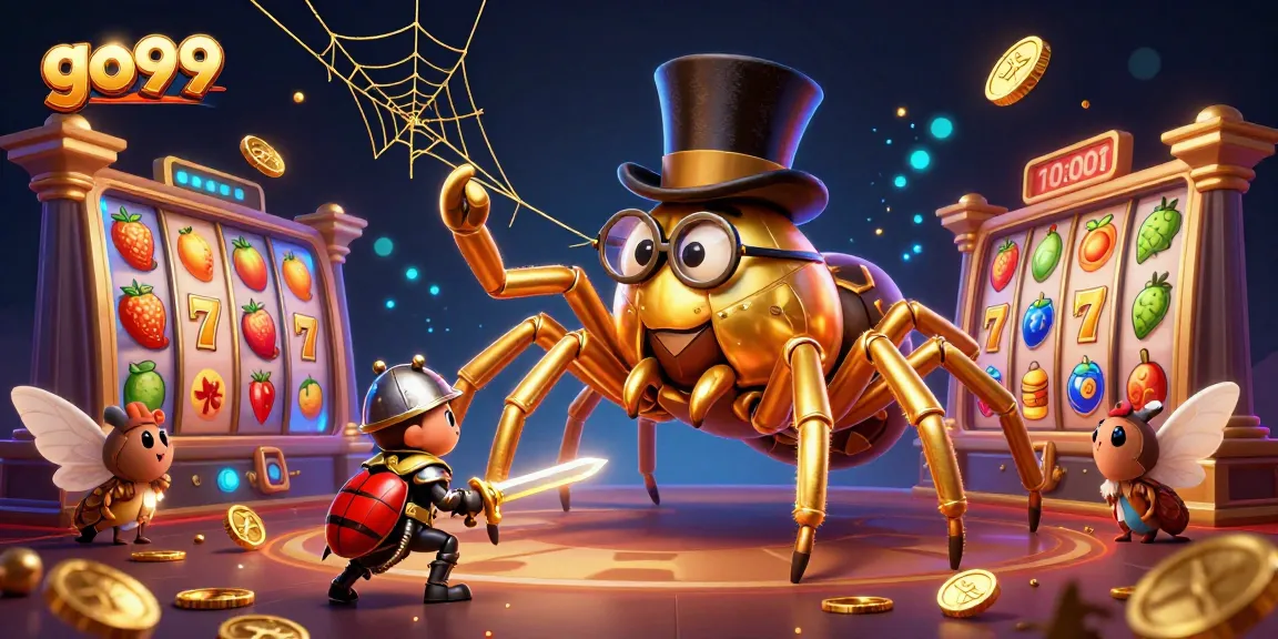 Engage with go99's thrilling slot adventures featuring vibrant symbols and animated characters.