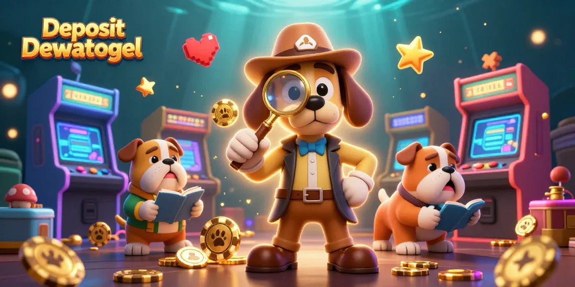 Engage with the gaming adventure at Deposit Dewatogel as a detective unravels poker chip clues in a vibrant casino.