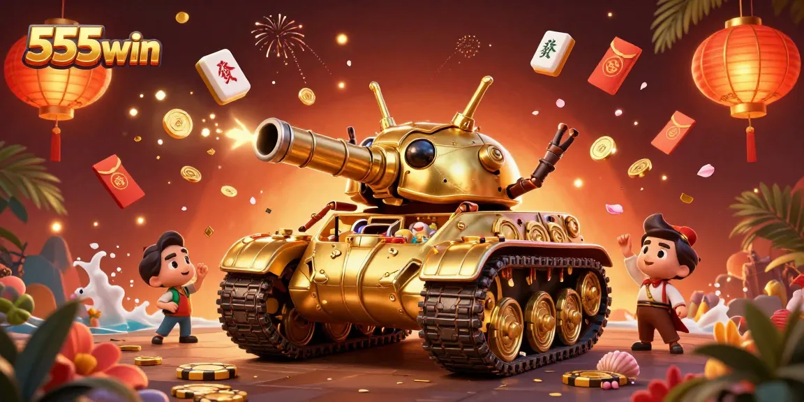 Experience thrilling gameplay at 555win with vibrant casino-themed 3D illustration showcasing excitement.