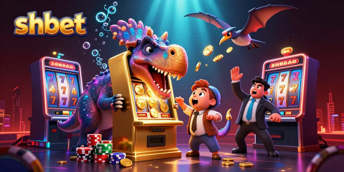 Experience shbet thrills with a pachycephalosaurus winning jackpot coins at the casino!