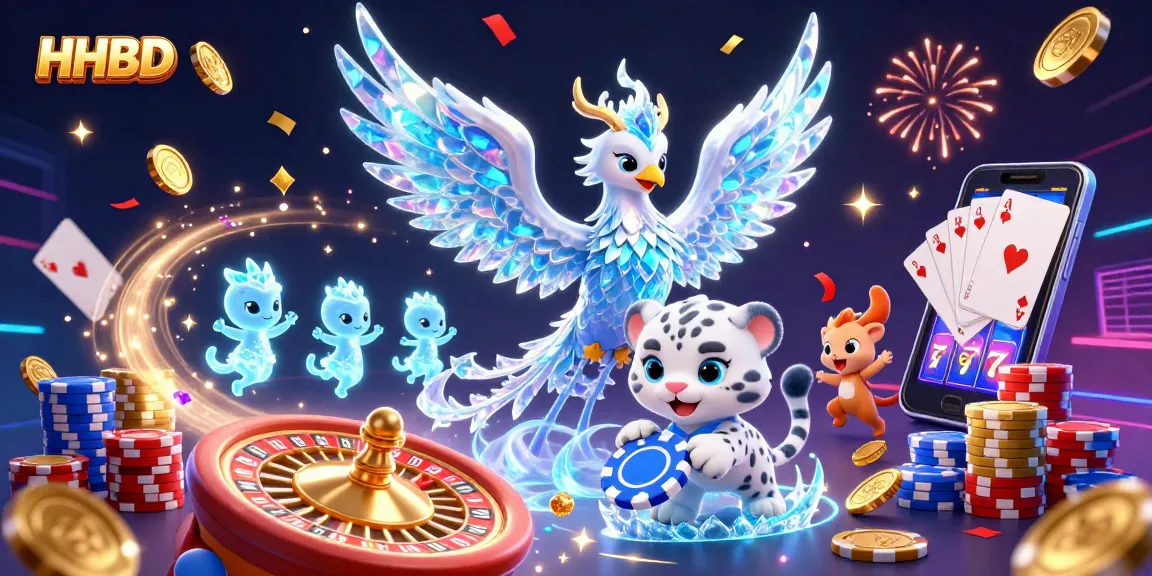 Experience the excitement of HHBD with vibrant 3D casino characters and dynamic gaming elements.