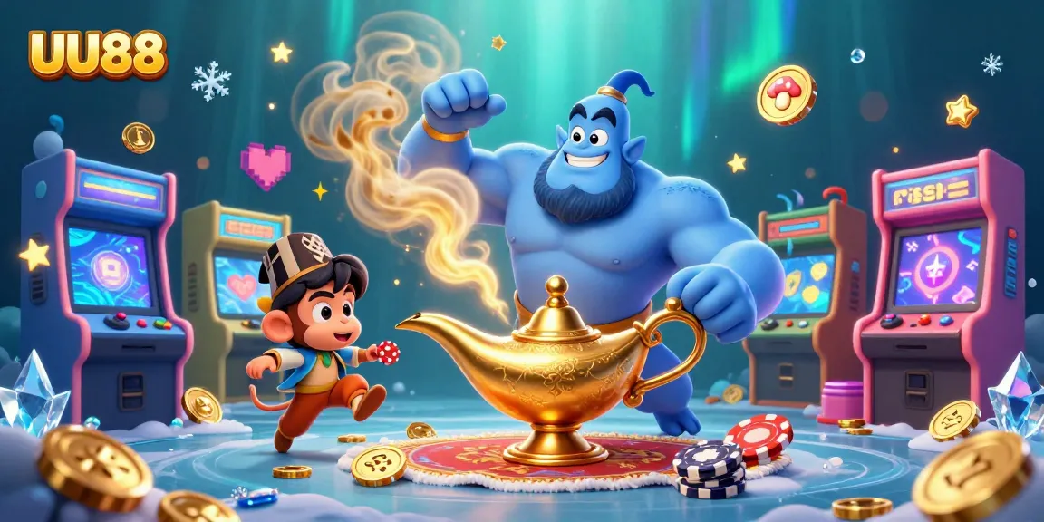 Experience thrilling gameplay at UU88 casino with colorful 3D characters amidst dynamic gaming elements.