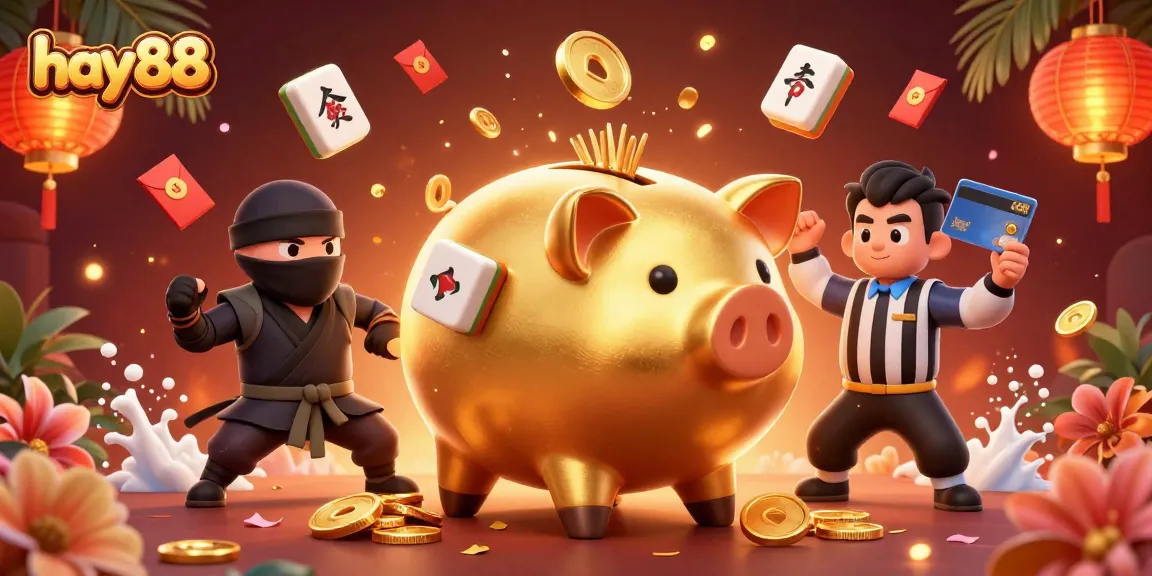 Experience thrilling gameplay at hay88 with dynamic casino characters and vibrant decorations.