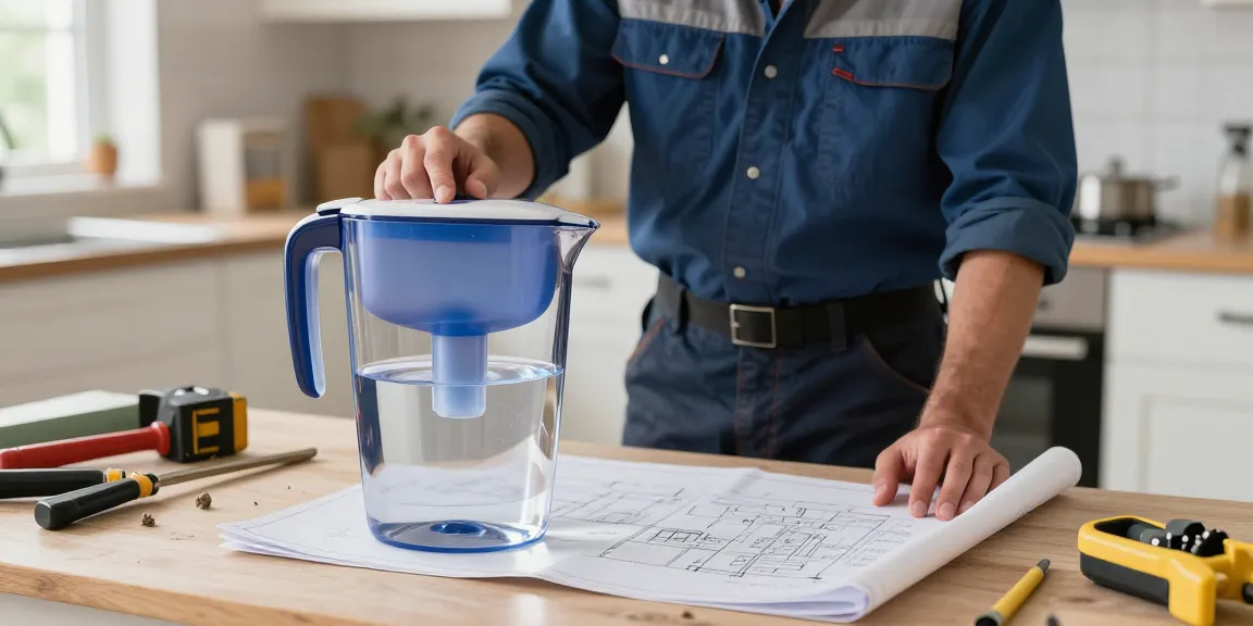 "Waterdrop PT-05P-A Alkaline Water Filter Pitcher at a local home renovation site with trusted provider serving the community."