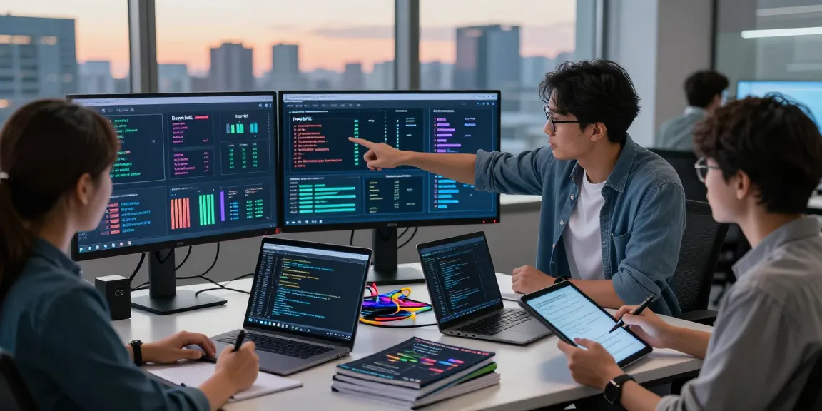 Cybersecurity experts analyzing data on Dumps fullz metrics in a modern tech workplace.