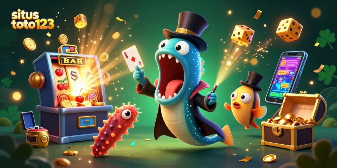 Experience the excitement of situs toto123 with lively characters and vibrant slot elements.