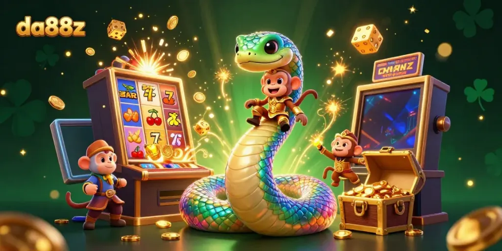 Engage in exciting gaming with da88z featuring vibrant slot action and dynamic characters.