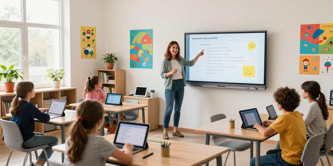 Online teacher planner EMStudio enhances classroom management with interactive tools for teachers.