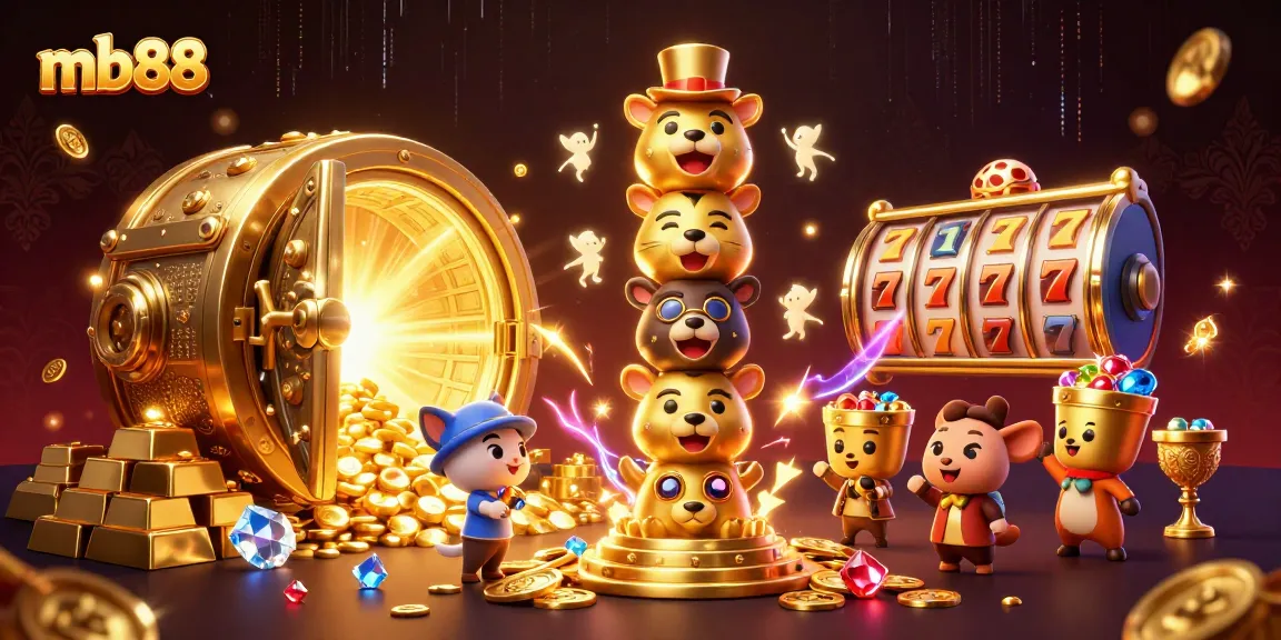 mb88 tham gia vào thế giới trò chơi với những biểu tượng jackpot và trò chơi slot hấp dẫn.