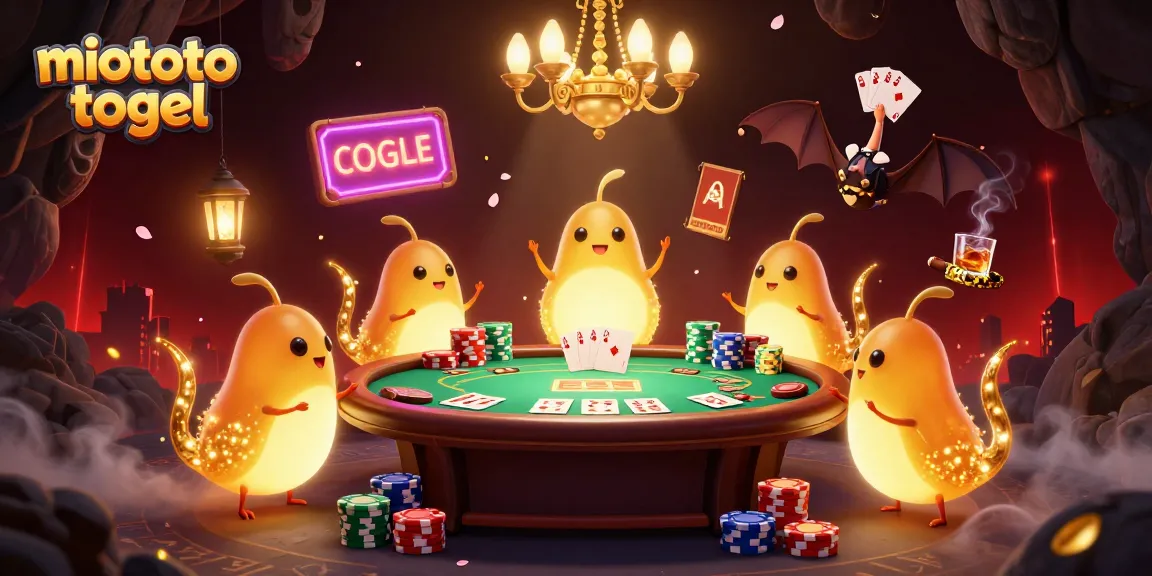 Engage in miototo togel gaming excitement featuring glowworms illuminating a vibrant cave casino scene