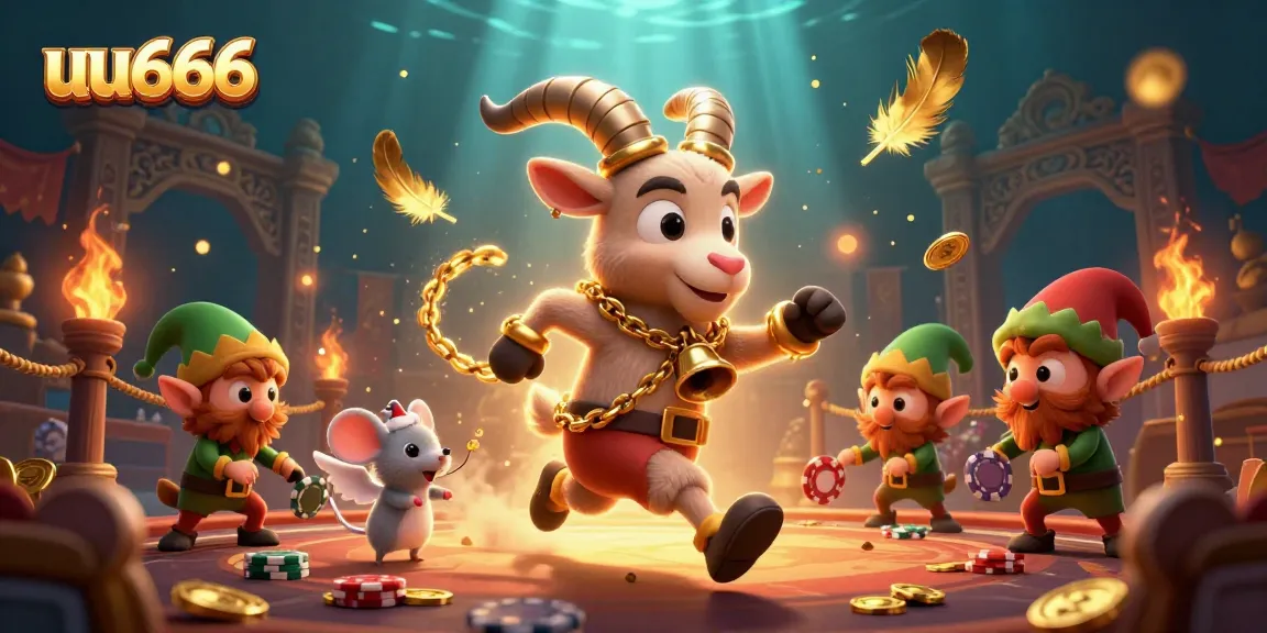 Experience thrilling wins at uu666 in a vibrant 3D illustration of an adventurous casino scene.