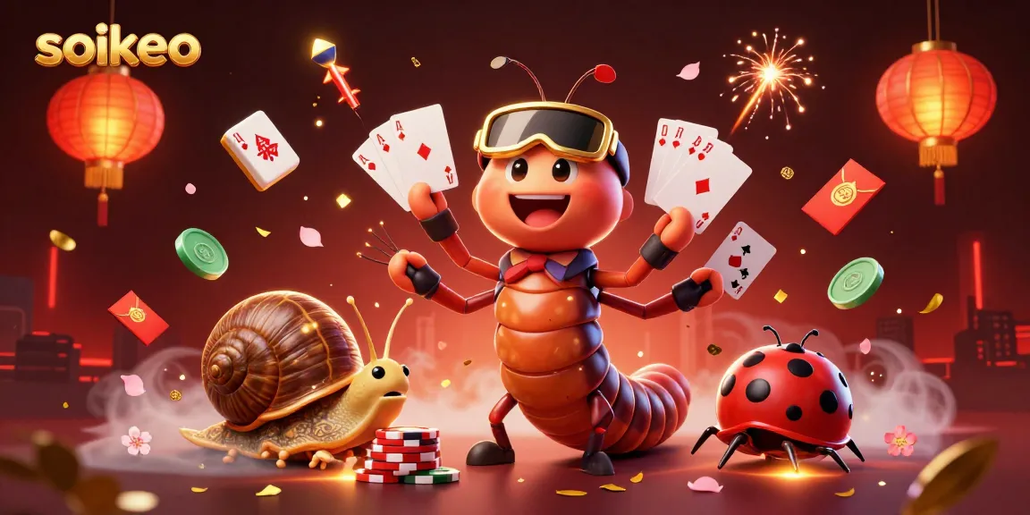 Experience exhilarating moments at soikeo with lively characters and festive gaming elements.