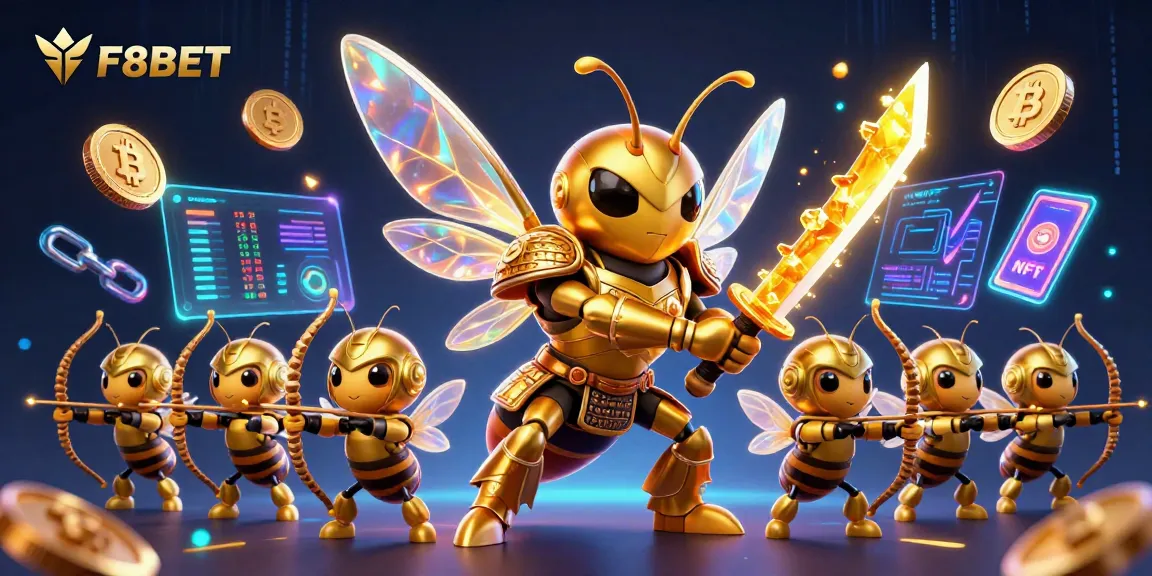 Win exciting rewards with F8BET's immersive gaming experience amid a 3D vibrant scene.