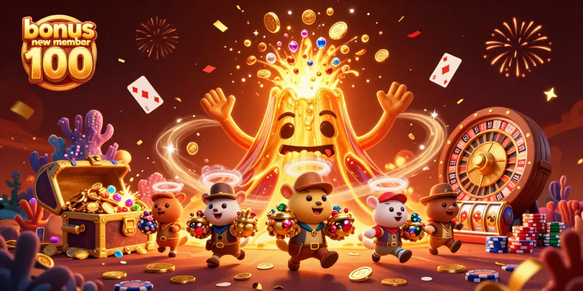 Experience thrilling gameplay with bonus new member 100 while winning treasures from slots and casino games!