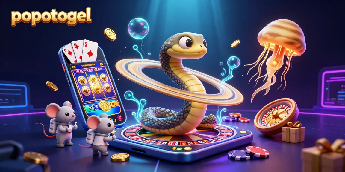 Experience the vibrant world of popotogel with astronauts betting in a cosmic slot game scene.