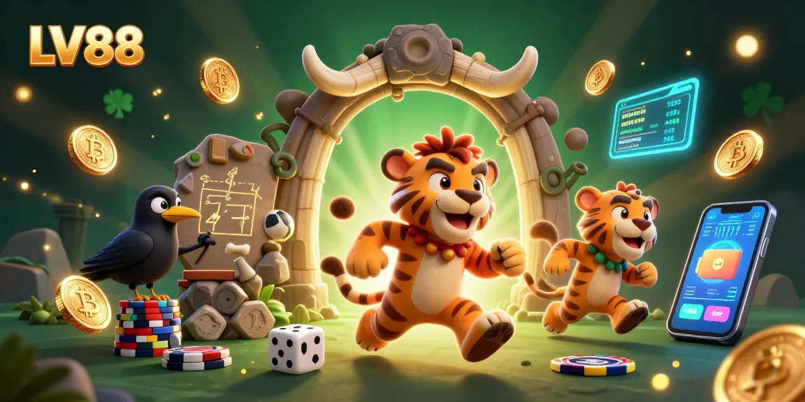 Play and win at LV88's engaging casino with vibrant 3D illustrations and unique features.