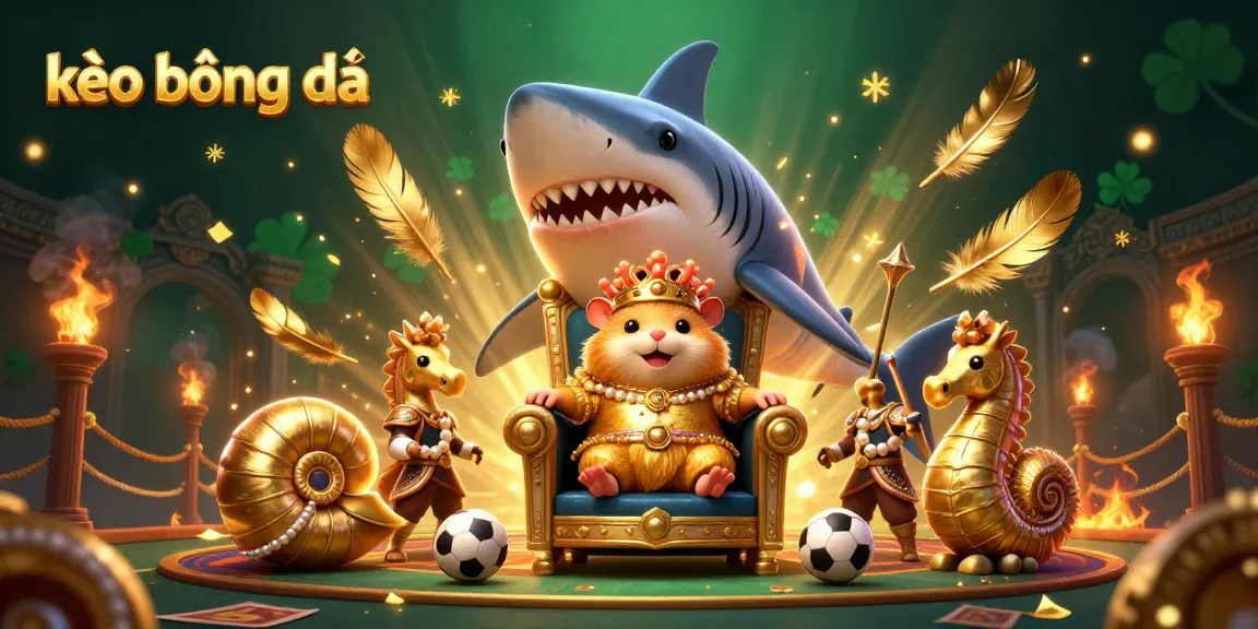 Engage in thrilling kèo bóng đá action with a fierce hamster king in a dynamic sports betting scene.